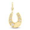 Thumbnail Image 1 of Charm'd by Lulu Frost Diamond Lucky Seven Horseshoe Charm 1/2 ct tw Diamonds 10K Yellow Gold