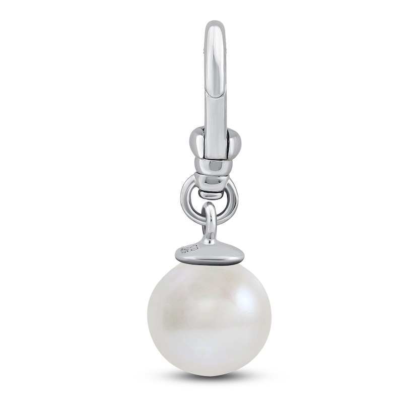 Main Image 1 of Charm'd by Lulu Frost 10K White Gold 9MM Freshwater Cultured Pearl Birthstone Charm