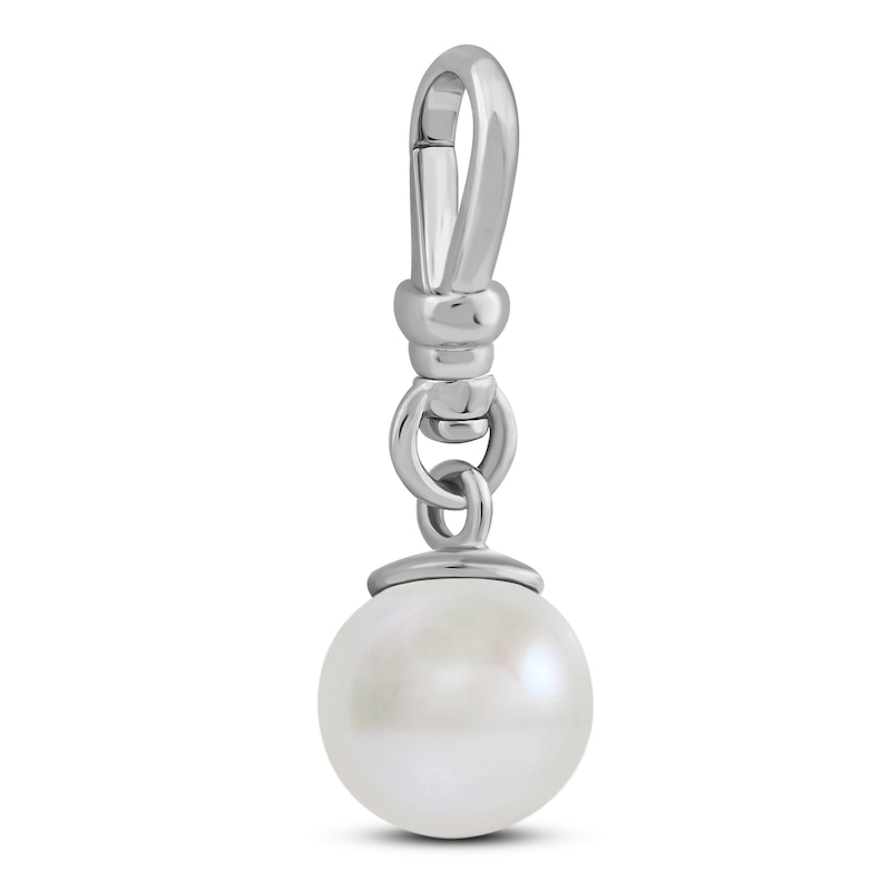 Main Image 2 of Charm'd by Lulu Frost 10K White Gold 9MM Freshwater Cultured Pearl Birthstone Charm