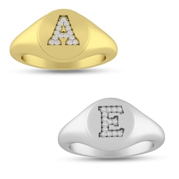 Diamond Signet Ring