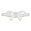 Thumbnail Image 3 of Diamond Accent Bow Ring Sterling Silver