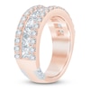 Thumbnail Image 1 of Pnina Tornai Couture Princess & Round-Cut Diamond Anniversary Ring 3 ct tw 18K Rose Gold