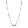 Thumbnail Image 0 of Blue Nile X Jared Oval & Round-Cut Diamond Tennis Necklace 6 ct tw 14K Two-Tone Gold 18"