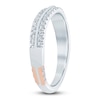 Thumbnail Image 2 of Pnina Tornai Diamond Two-Row Curved Wedding Band 1/3 ct tw 14K White Gold