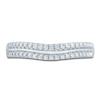 Thumbnail Image 3 of Pnina Tornai Diamond Two-Row Curved Wedding Band 1/3 ct tw 14K White Gold