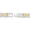 Thumbnail Image 3 of Men's Diamond Link Bracelet 1/2 ct tw Stainless Steel & Yellow Ion Plating 8.25&quot;