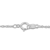 Thumbnail Image 3 of Lab-Created Diamond Cross Necklace 1/2 ct tw 14K White Gold 18&quot;