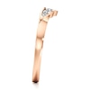 Thumbnail Image 3 of J'Lure Lab-Created Diamond Scalloped Wedding Band 1/5 ct tw 18K Rose Gold