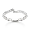 Thumbnail Image 1 of J'Lure Lab-Created Diamond Contour Wedding Band 1/3 ct tw 18K White Gold