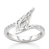 Thumbnail Image 1 of J'Lure Kite Step-Cut Lab-Created Diamond Bypass Engagement Ring 2-1/2 ct tw 18K White Gold