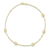 Thumbnail Image 1 of Mariner Link Station Anklet 14K Yellow Gold 9&quot;