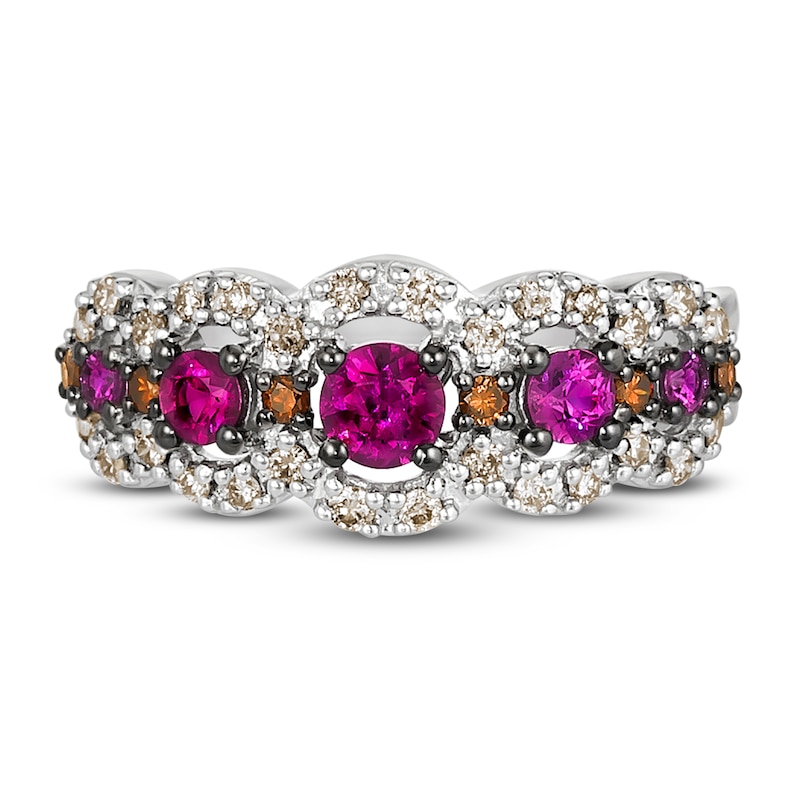 Main Image 2 of Le Vian Natural Ruby Ring 1/3 ct tw Diamonds 14K Vanilla Gold