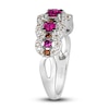 Thumbnail Image 4 of Le Vian Natural Ruby Ring 1/3 ct tw Diamonds 14K Vanilla Gold