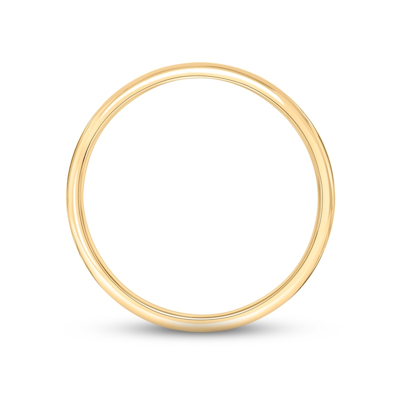 Polished Wedding Band 14K Yellow Gold 3.0mm