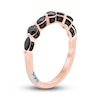 Thumbnail Image 2 of Pnina Tornai Exclusively Yours Black Diamond Anniversary Ring 1 ct tw Marquise/Round 14K Rose Gold