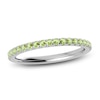 Thumbnail Image 1 of Juliette Maison Natural Peridot Eternity Ring 10K White Gold