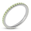 Thumbnail Image 2 of Juliette Maison Natural Peridot Eternity Ring 10K White Gold