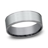 Thumbnail Image 1 of Men's Wedding Band Tantalum/14K White Gold 7.5mm