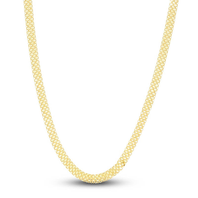 Main Image 1 of Bismark Chain Necklace 14K Yellow Gold 18&quot; 4.7mm