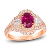 Thumbnail Image 1 of Le Vian Natural Ruby Ring 1 ct tw Diamonds 18K Strawberry Gold