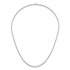 Thumbnail Image 1 of Solid Rope Chain Necklace Platinum 18" 2.2mm