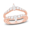 Thumbnail Image 1 of Diamond Enhancer Ring 7/8 ct tw Round/Pear 14K Rose Gold