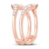 Thumbnail Image 2 of Diamond Enhancer Ring 7/8 ct tw Round/Pear 14K Rose Gold