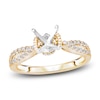 Thumbnail Image 1 of Diamond Engagement Ring Setting 1/3 ct tw Round 14K Yellow Gold