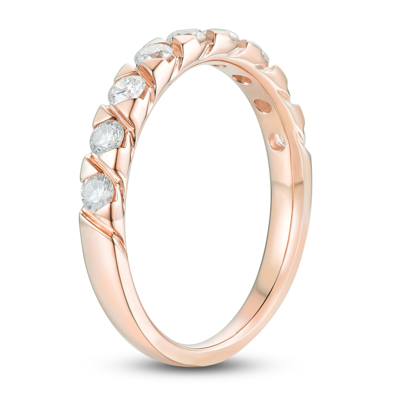 Main Image 2 of Diamond Anniversary Band 1/2 ct tw 14K Rose Gold