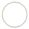 Thumbnail Image 1 of Matinee by A Link Diamond Abbracci Necklace 1 ct tw 18K Two-Tone Gold 17.25"