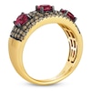 Thumbnail Image 1 of Le Vian Ruby Ring 7/8 ct tw Diamonds 14K Honey Gold