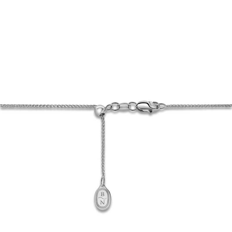 Main Image 3 of Blue Nile X Jared Diamond Graduated Tennis Necklace 3 ct tw 14K White Gold 22&quot;