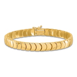 Blue Nile X Jared Curve Link Bracelet 14K Yellow Gold 7.5&quot;