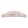 Thumbnail Image 2 of Certified Marquise & Round-Cut Lab-Created Diamond Contour Anniversary Ring 1/5 ct tw 14K Rose Gold