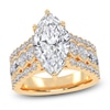 Thumbnail Image 1 of Marquise-Cut Created By Jared Studio Lab-Created Diamond Engagement Ring 4-3/4 ct tw 14K Yellow Gold