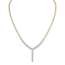 Matinee by A Link Diamond Abbracci Y-Drop Necklace 2 ct tw 18K Yellow Gold 18&quot;