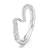 Thumbnail Image 4 of J'Lure Lab-Created Diamond Contour Wedding Band 3/8 ct tw 18K White Gold