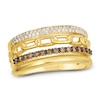 Thumbnail Image 1 of Le Vian Diamond Chain Link Multi-Row Ring 3/8 ct tw 14K Honey Gold