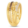 Thumbnail Image 3 of Le Vian Diamond Chain Link Multi-Row Ring 3/8 ct tw 14K Honey Gold