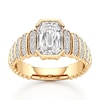 Thumbnail Image 1 of J'Lure Imperial-Emerald Step-Cut Lab-Created Diamond Engagement Ring 2-3/8 ct tw 18K Yellow Gold