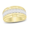 Thumbnail Image 1 of Men's Emerald-Cut Lab-Created Diamond Fashion Ring 3 ct tw 14K Yellow Gold