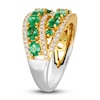 Thumbnail Image 1 of Le Vian Natural Emerald Ring 1/3 ct tw Diamonds 14K Honey Gold/Platinum