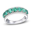 Thumbnail Image 0 of Le Vian Natural Emerald Ring 1/3 ct tw Diamonds Platinum