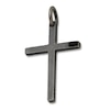 Thumbnail Image 1 of Marco Dal Maso Men's Natural Onyx Cross Charm Sterling Silver