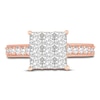 Thumbnail Image 3 of Diamond Engagment Ring 1-3/4 ct tw Round 14K Rose Gold