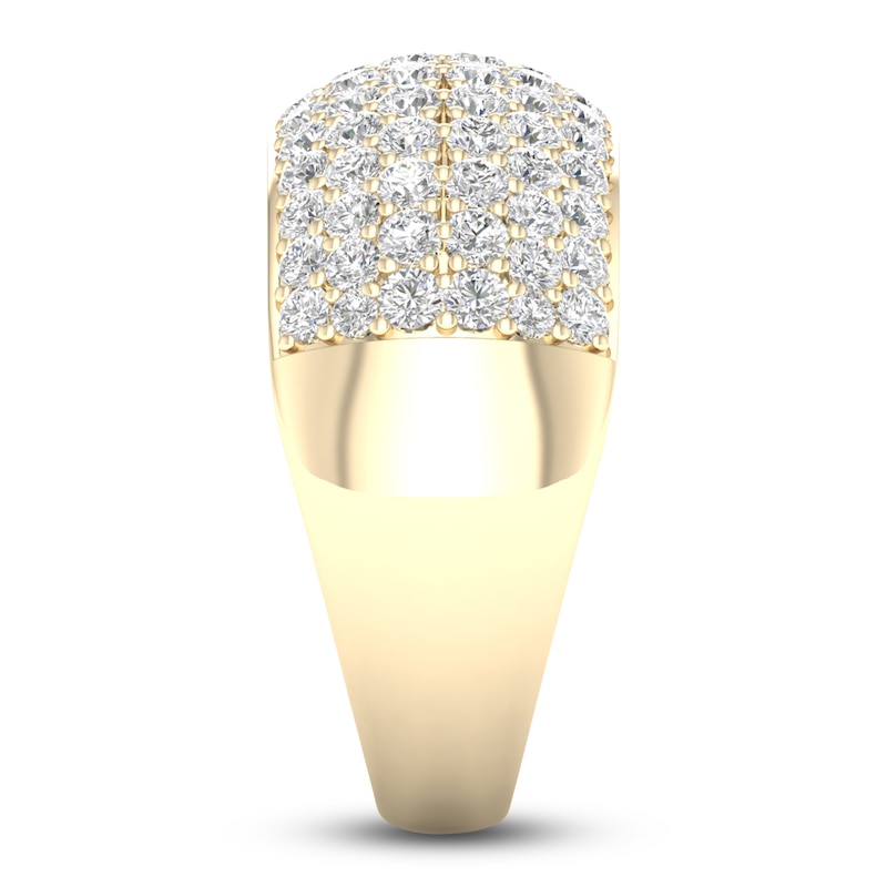 Main Image 3 of Diamond Pave Anniversary Band 1-1/2 ct tw Round 14K Yellow Gold