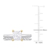 Thumbnail Image 3 of Y-Knot Diamond Bridal Set 1 ct tw Princess 14K White Gold (I/I1)