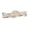 Thumbnail Image 1 of Diamond Multi Row Ring 1/4 ct tw Round 14K Yellow Gold