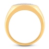 Thumbnail Image 3 of Men's Diamond Ring 1/2 ct tw Round 14K Yellow Gold