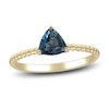 Thumbnail Image 0 of Natural Blue Topaz Ring 14K Yellow Gold